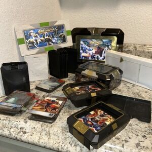 Lot Of Redakai Playing Card Game With Plastic Holders And Tins B4